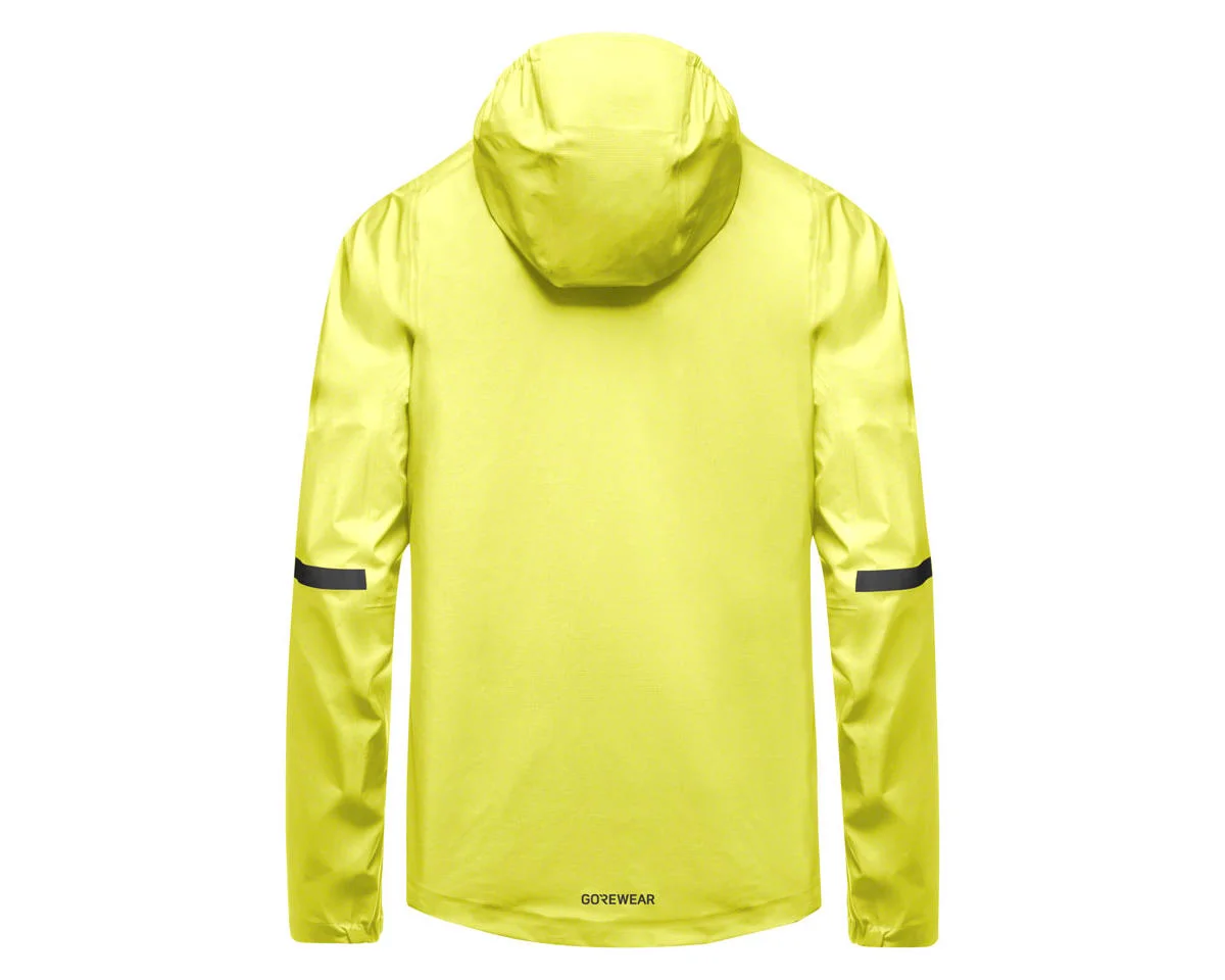 Gore Wear Lupra Gore-Tex 2.0 Hooded Jacket (Black/Neon Yellow) (Men's) (S) - view 2